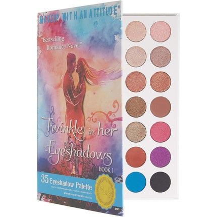 Paletă de farduri pentru ochi Rude - Twinkle in her Eyeshadows Book 1, 35 culori