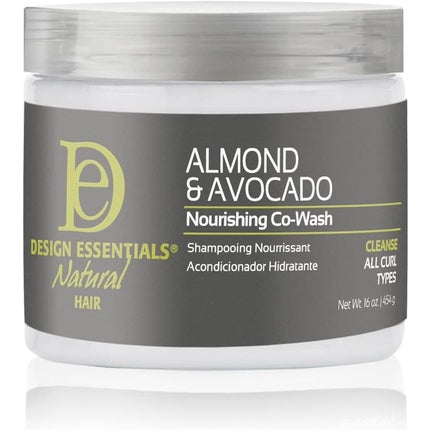Design Essentials Natural Almond & Avocado Nourishing Cowash, 454g