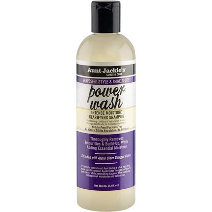 Șampon Grapeseed Power Wash de la Aunt Jackie's, 355ml