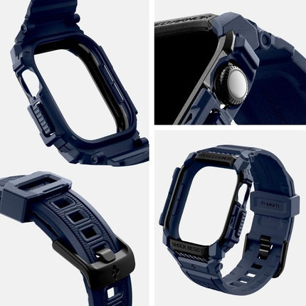 Carcasă protecție Spigen Rugged Armor Pro, albastru