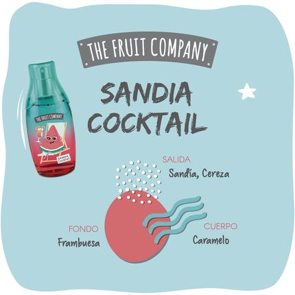 Eau de Toilette Sandia Cocktail - The Fruit Company, 40ml