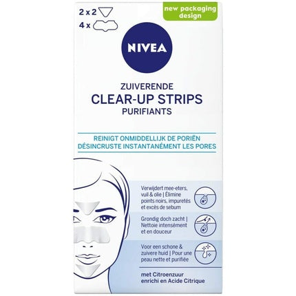 Nivea Clear Up Strips, Străpungători pentru Pori și Puncte Negre, 50 g
