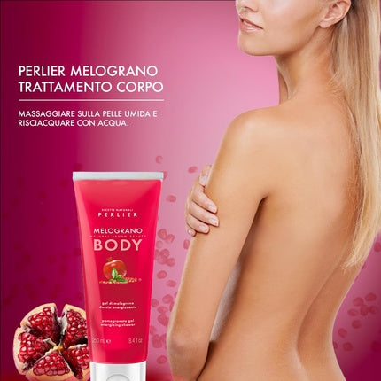 Gel de duș, Perlier, Pomegranate, roșu, 250ml