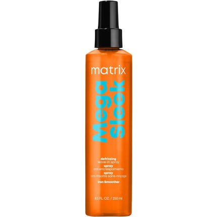 Matrix Mega Sleek, Spray de netezire cu protecție termică, portocaliu, 250ml