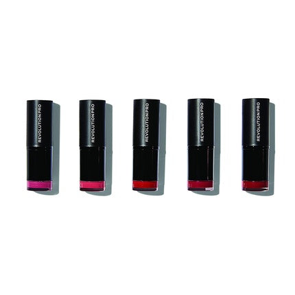 Ruj, Revolution Beauty, Matte Reds, Set 5 Nuante
