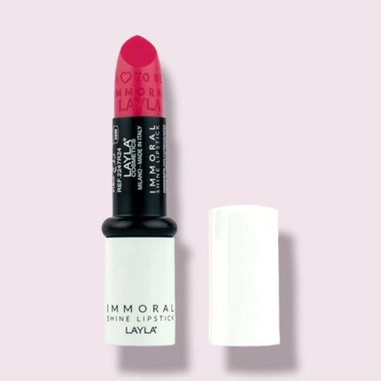 Layla Immoral Shine Lipstick, roz, 3g