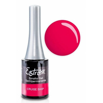 Smalt semipermanent, Estrosa, Cruise Ship, Roșu vibrant, 14 ml