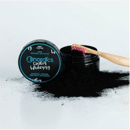 Pastă de dinți, Nördic, Carbon Whitening, negru, 30g