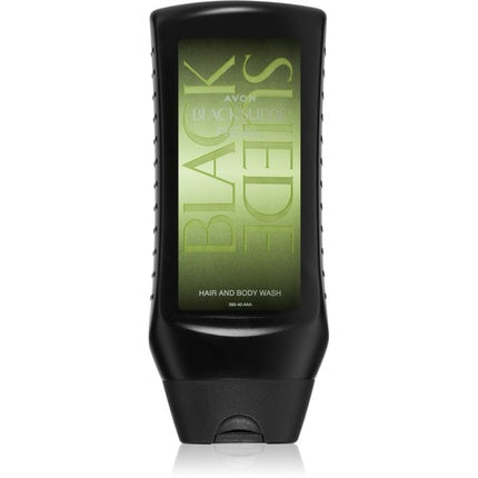 Gel De Duș Și Șampon Pentru Bărbați, Avon Black Suede Real, 250 Ml