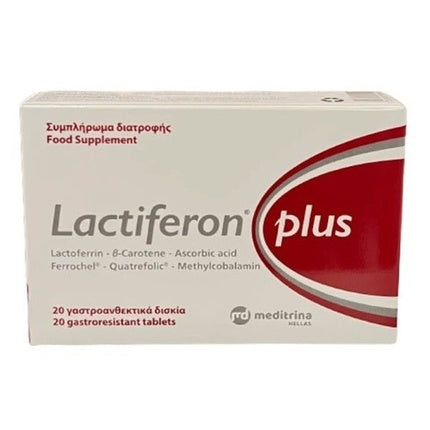 Supliment alimentar Meditrina Lactiferon Plus Iron 20 tablete