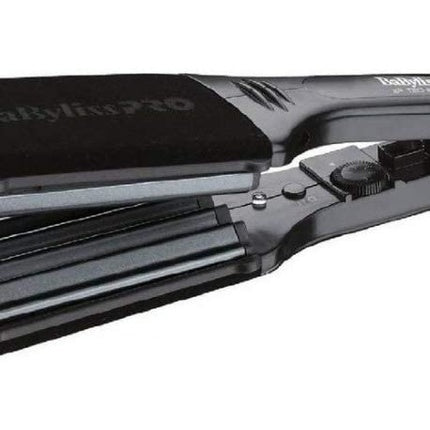 Ondulator creponat, Babyliss Pro, BAB2512EPCE, plăci titaniu 60mm