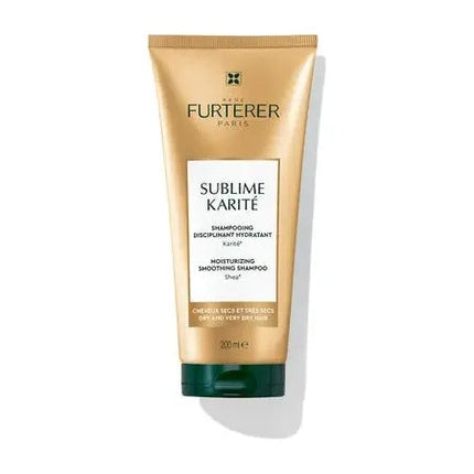 Șampon hidratant și netezitor pentru păr uscat, Rene Furterer, Sublime Karité, 200 ml