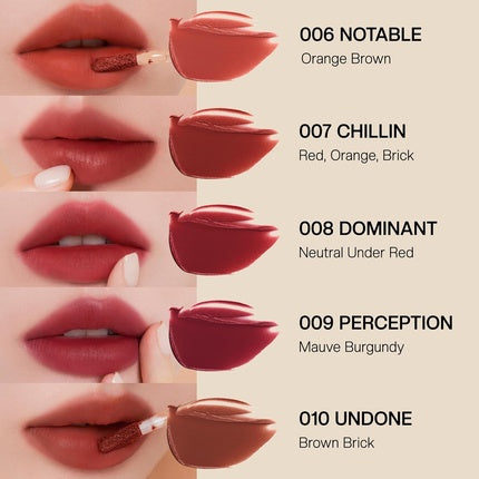 Ruj, Objet Velvet Matte Tint, Culoare terracotta, Design tub unic