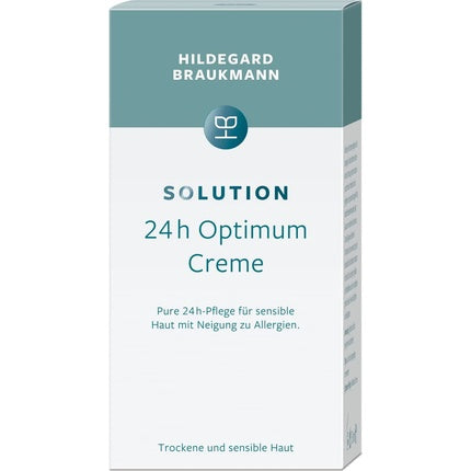Crema facială Hildegard Braukmann Solution 24h Optimum, 50ml, alb și turcoaz