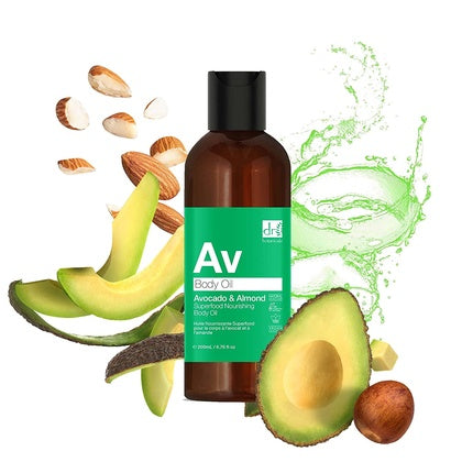 Ulei de corp, Dr Botanicals, Avocado & Migdale, 200ml