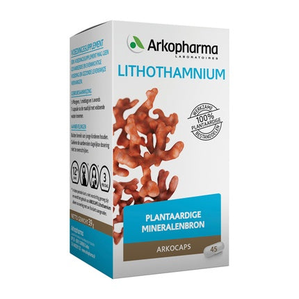 Arkocaps Lithothamnium, Arkopharma, supliment alimentar pe bază de alge marine, 45 capsule