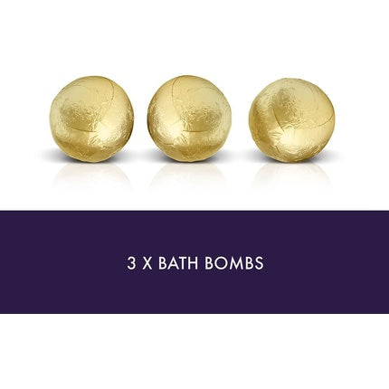 Bombe baie Baylis & Harding Midnight Fig & Pomegranate, auriu