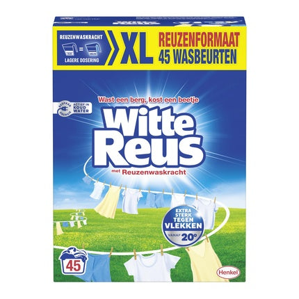Pudră de spălat Witte Reus - Detergent eficient pentru rufe