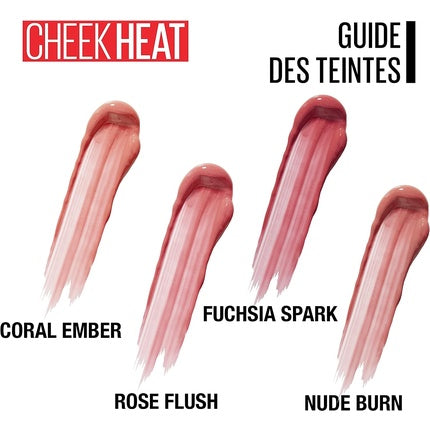 Blush gel-crema, Maybelline New York Cheek Heat, Nude Burn, 10ml