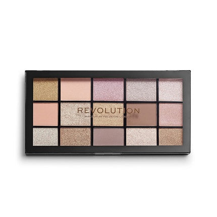 Paletă farduri ochi, Makeup Revolution, Reloaded Fundamental, 15 nuanțe