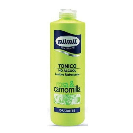 Tonico facial hidratant Mil Mil, cu trandafir și mușețel, fără alcool, 500ml