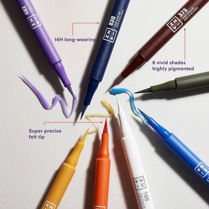 Eyeliner lichid 3ina, 137, galben