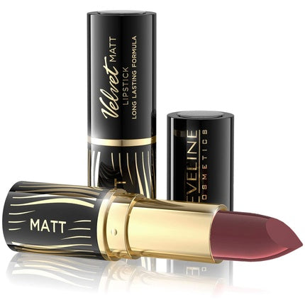 Ruj, Eveline Cosmetics, Velvet Matt, Marsala