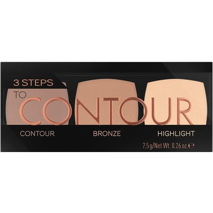 Paletă contur, Catrice, 3 Steps To Contour, 7.5g