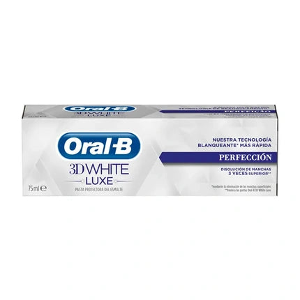 Pastă de dinți Oral-B, 3D White Luxe Perfection, alb