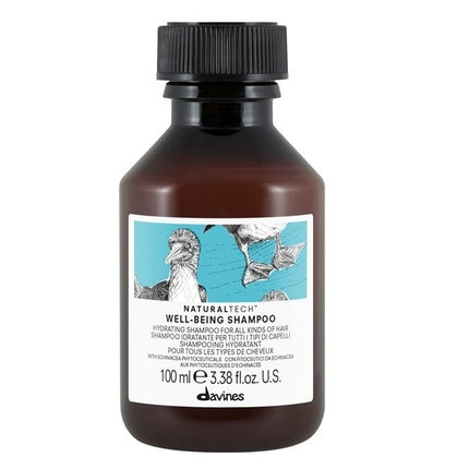 Șampon hidratant Davines Naturaltech Well-Being pentru păr normal sau ușor uscat, 100ml