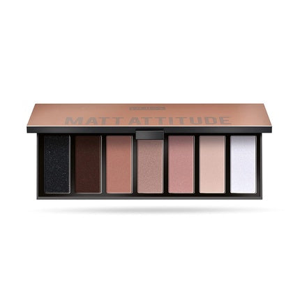 Paletă farduri ochi, Pupa Milano, Make-Up Stories Compact 7, culoare multicolor