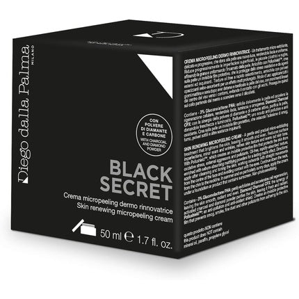 Cremă micropeeling, Diego Dalla Palma, Black Secret, 48g