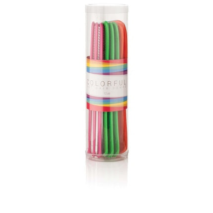 Set pieptene colorat, 12 bucăți, culori mixte