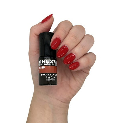 Lac unghii Layla Cosmetics One Step, roșu, 5ml