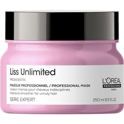 Masca pentru par L'Oréal, Profesionnel Liss Unlimited, 250ml