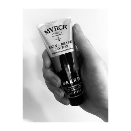 Loțiune față barbă, Mitch, 75 ml, alb-negru