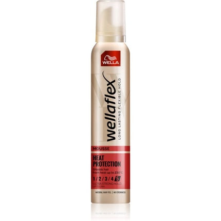 Mousse de Protecție Termică Wella Wellaflex, 200 ml