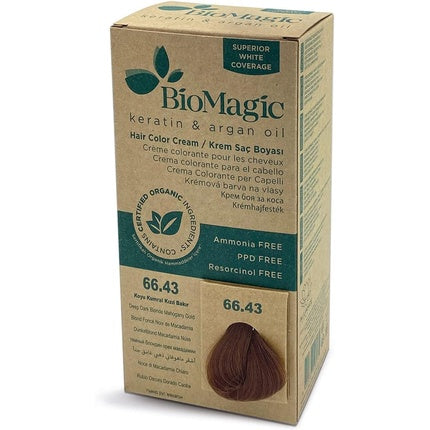 Vopsea Păr Biomagic 66.43 Arămiu Mahon
