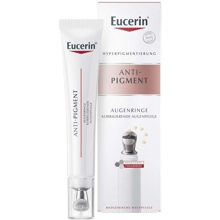 Crema pentru Ochi Eucerin Anti-Pigment, 15ml, Ambalaj Alb și Roz