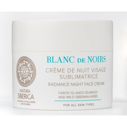 Cremă noapte, Natura Siberica, Blanc de Noirs, alb