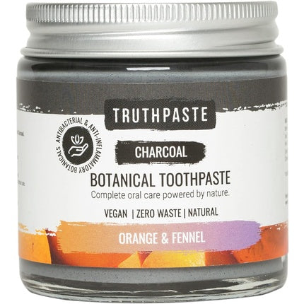Pastă dinți, Truthpaste, Charcoal, portocaliu, fenicul