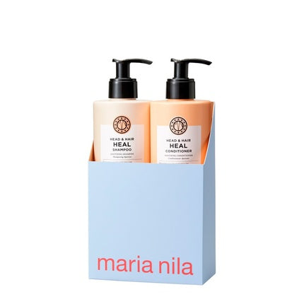 Set cadou îngrijire păr Maria Nila Duo Bundle Head & Hair Heal, 2 bucăți (Șampon + Condiționar)