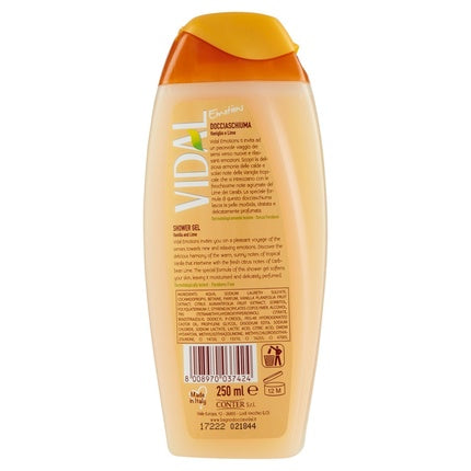 Gel de Duș Vidal Tropical Sunset Vanilie Lime 250ml