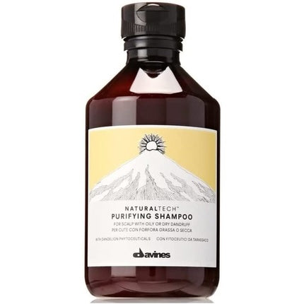 Davines Ntech Purified Shampoo - Șampon pentru scalp cu seboree sau mătreață uscată, 1000ml