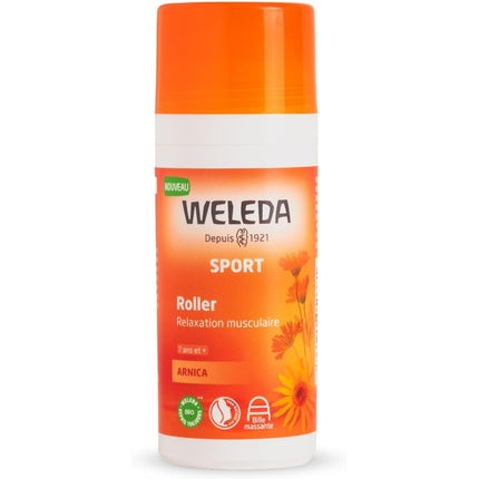 Weleda Arnica Roller, Gel pentru relaxare musculară și recuperare sportivă, 75 ml