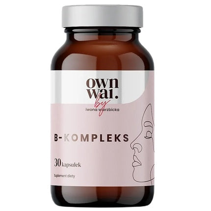 Supliment alimentar B-Complex, Ownwai, 30 capsule