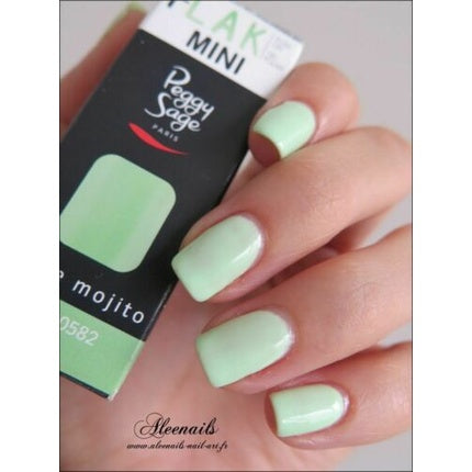 Ojă Semipermanentă, Peggy Sage, Mini, Verde Mentă