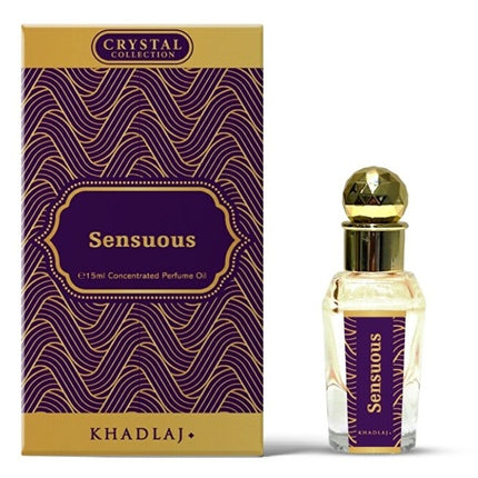 Ulei Parfumat Concentrat, Khadlaj Sensuous, 130g, Culoare mov și auriu