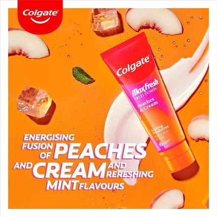 Pastă de dinți Colgate Max Fresh Fruit Fusion Piersici și Cremă, 75ml