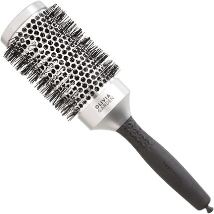 Perie pentru uscător, Olivia Garden, Essential Blowout, argintiu, 55mm